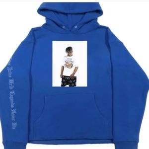 BLUE Juice WRLD X Revenge Photo Hoodie XXL